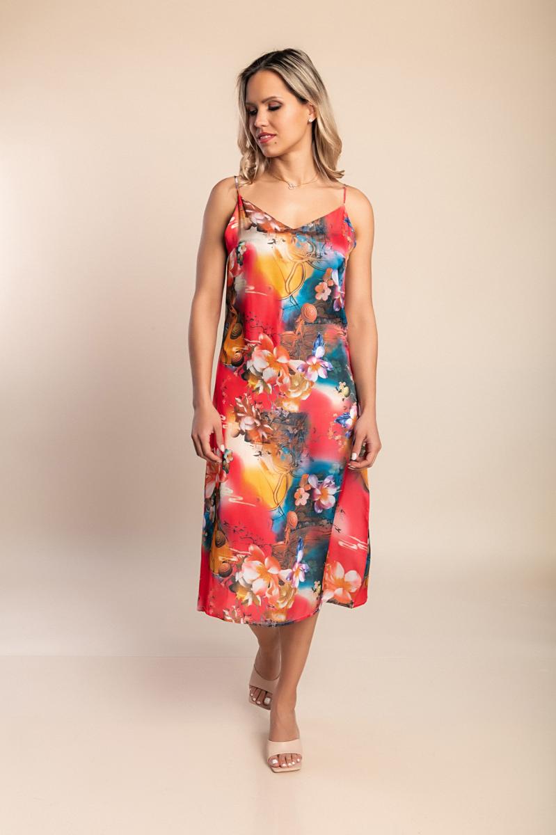 Mini dress with print