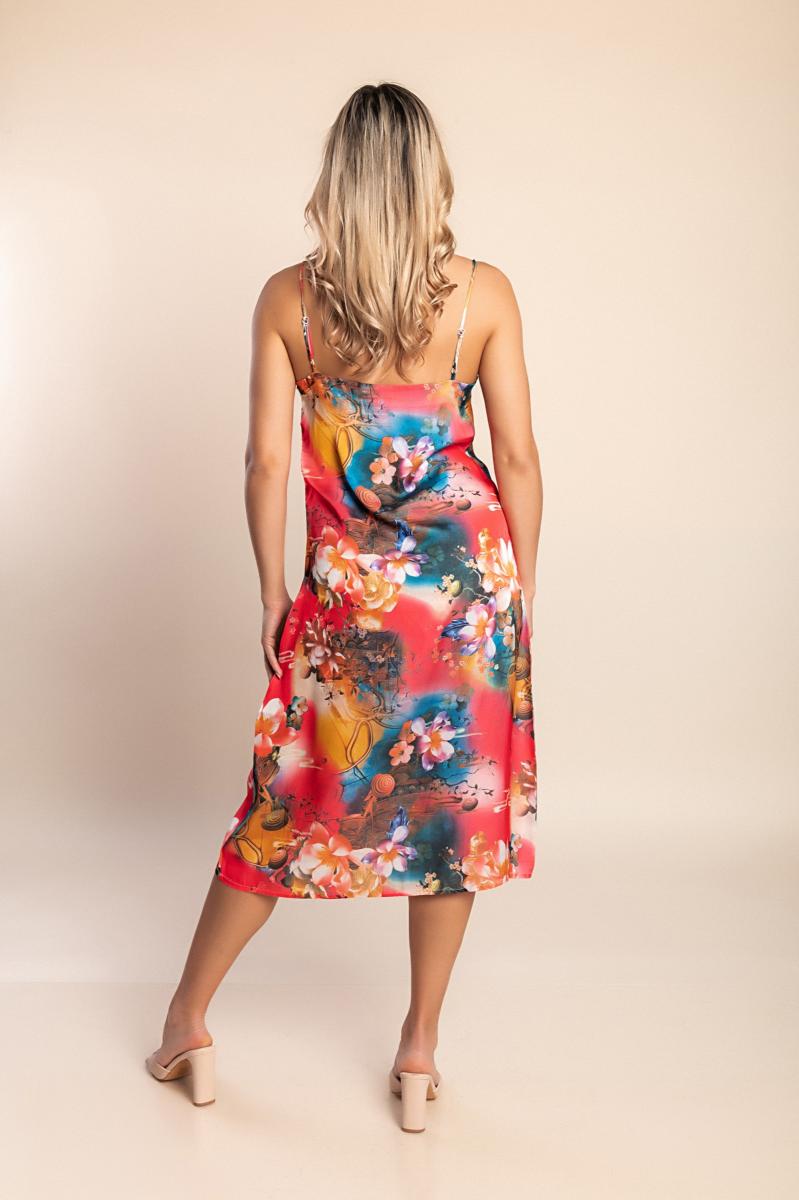 Mini dress with print