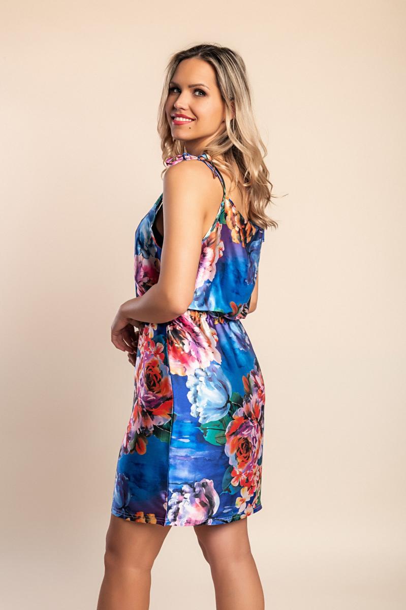 Minivestido estampado