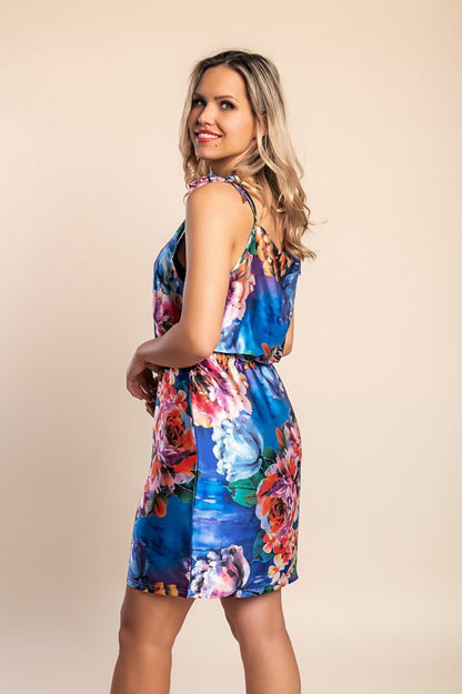 Minivestido estampado