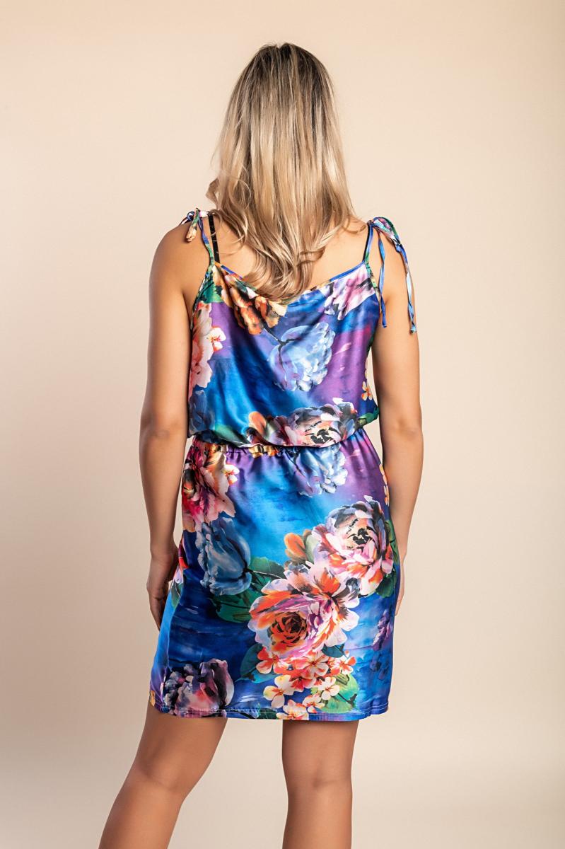 Minivestido estampado