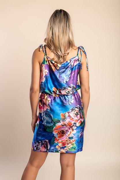 Minivestido estampado