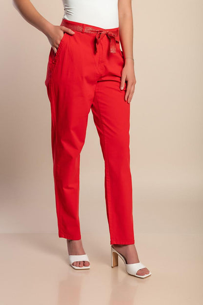 Plus size cotton pants