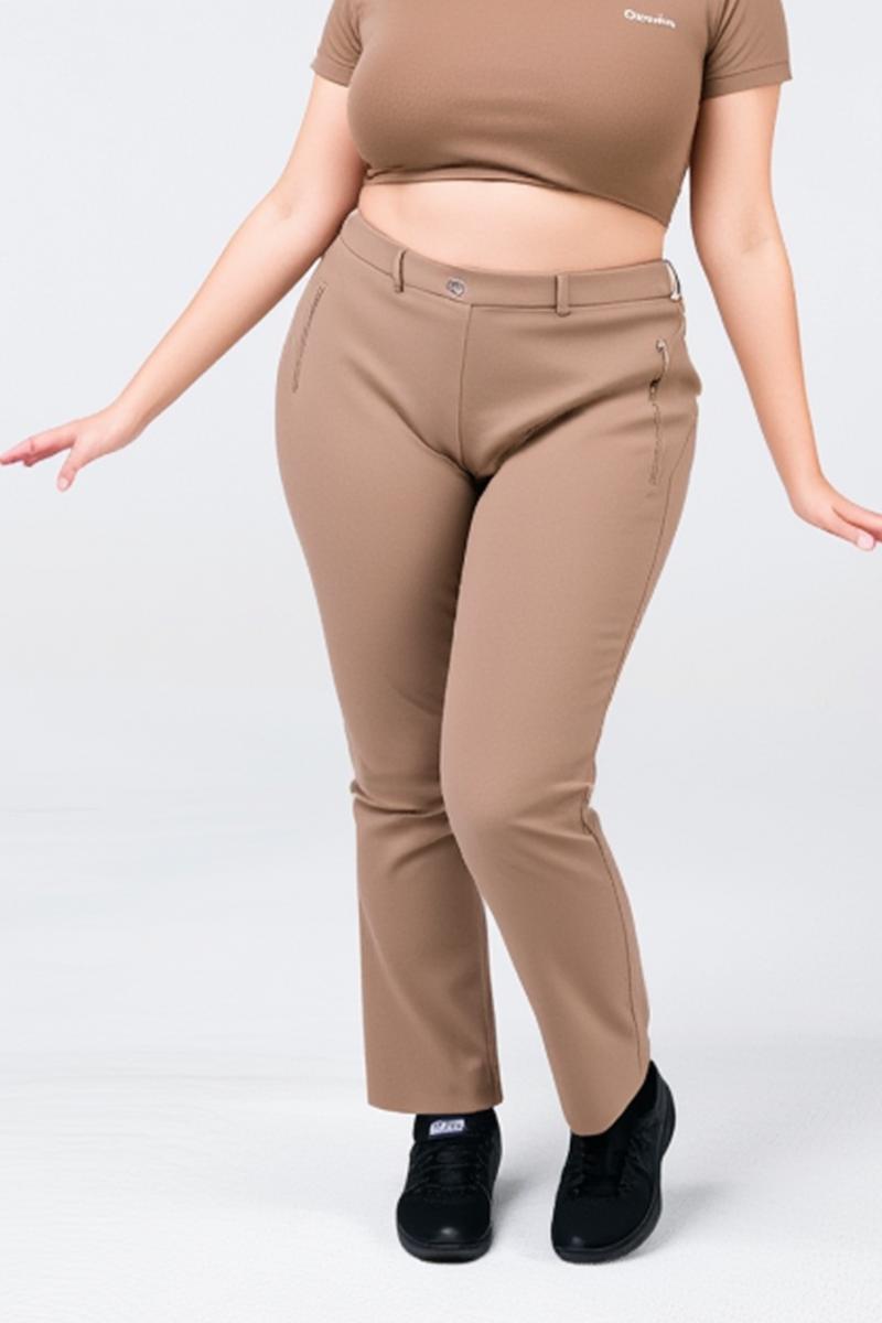 Calças elegantes plus size