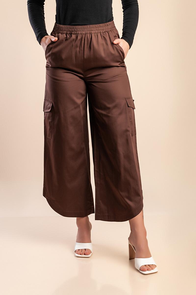 Cotton pants with pockets