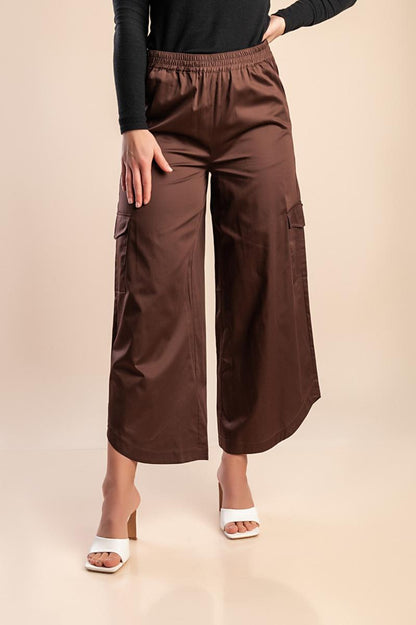 Cotton pants with pockets