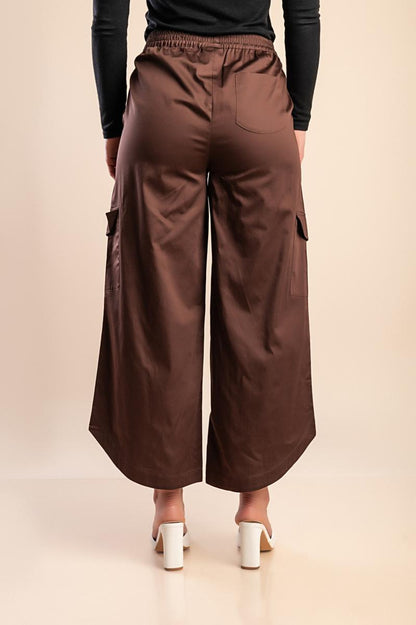 Cotton pants with pockets