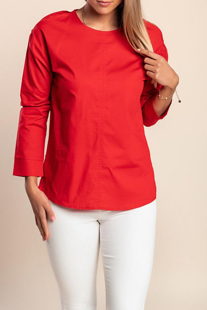 Long-sleeved blouse