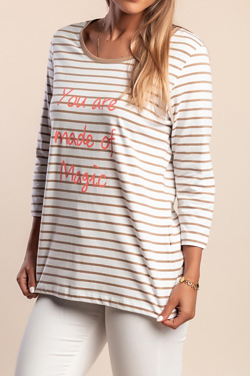 Plus size cotton top