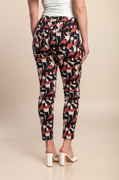 Baumwollhose in großen Größen mit Print
