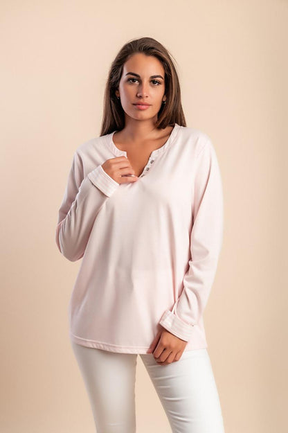 Top a maniche lunghe taglie forti