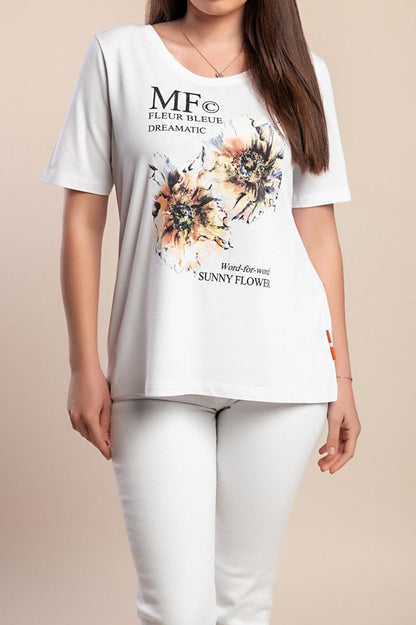 T-Shirt in großen Größen mit Print