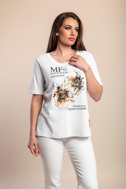 T-Shirt in großen Größen mit Print