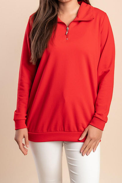 Plus size polotop
