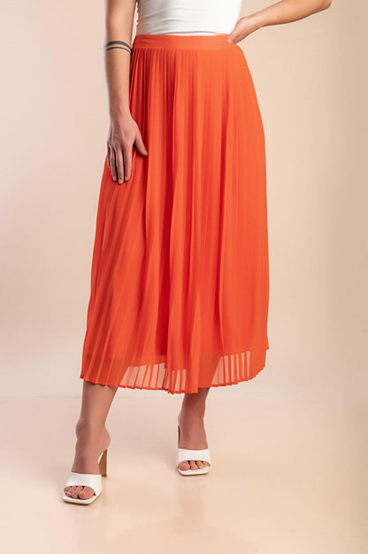Pleated skirt