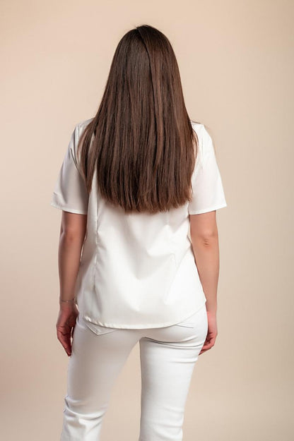 Koszula plus size z krótkim rękawem