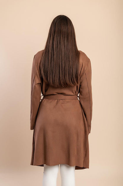 Cardigan with belt