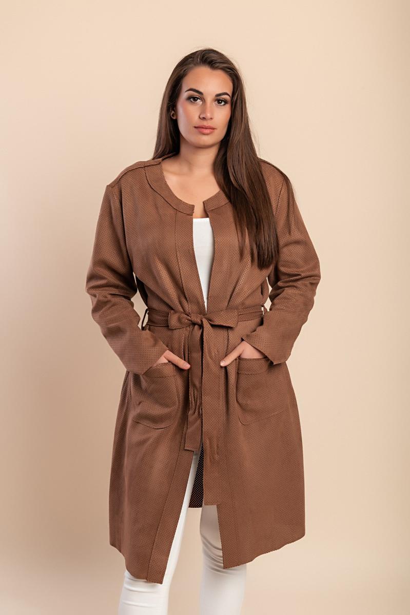Cardigan with belt