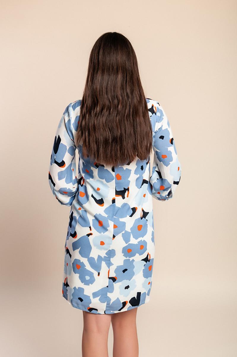 Printed mini dress