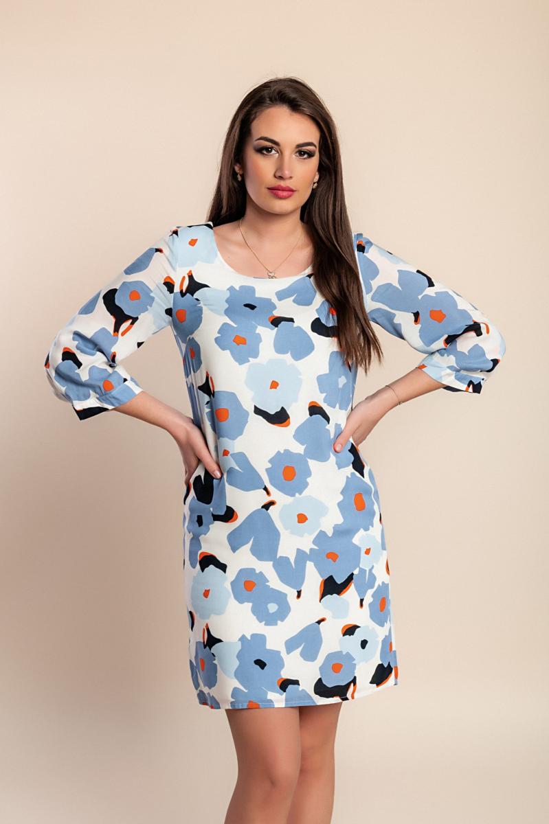 Printed mini dress