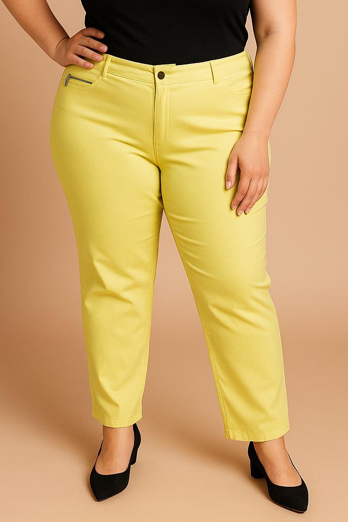 Plus size cotton pants