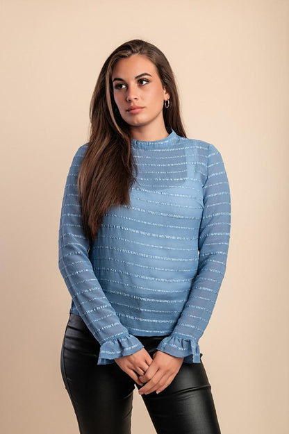 Elegantní poloprůhledná halenka