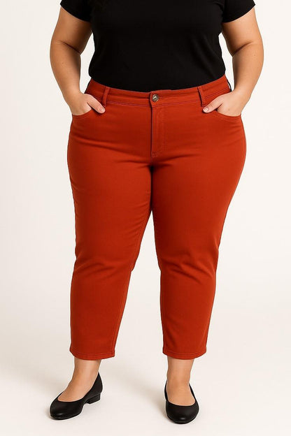 Plus size cotton pants