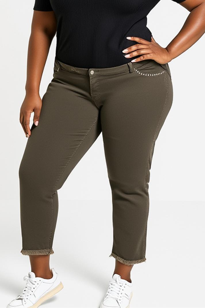 Plus size cotton pants