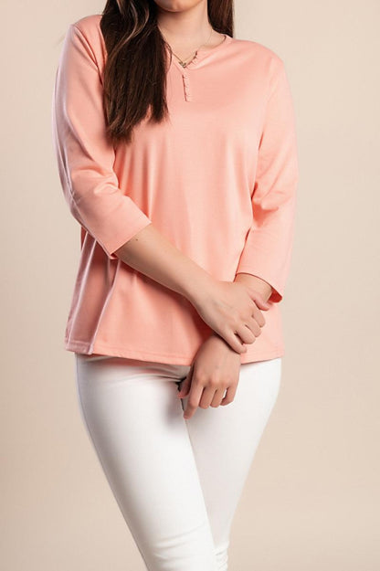 Blouse met 3/4-mouwen