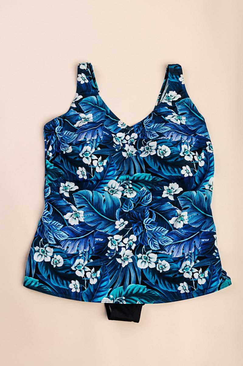 Costume da bagno stampato taglie forti