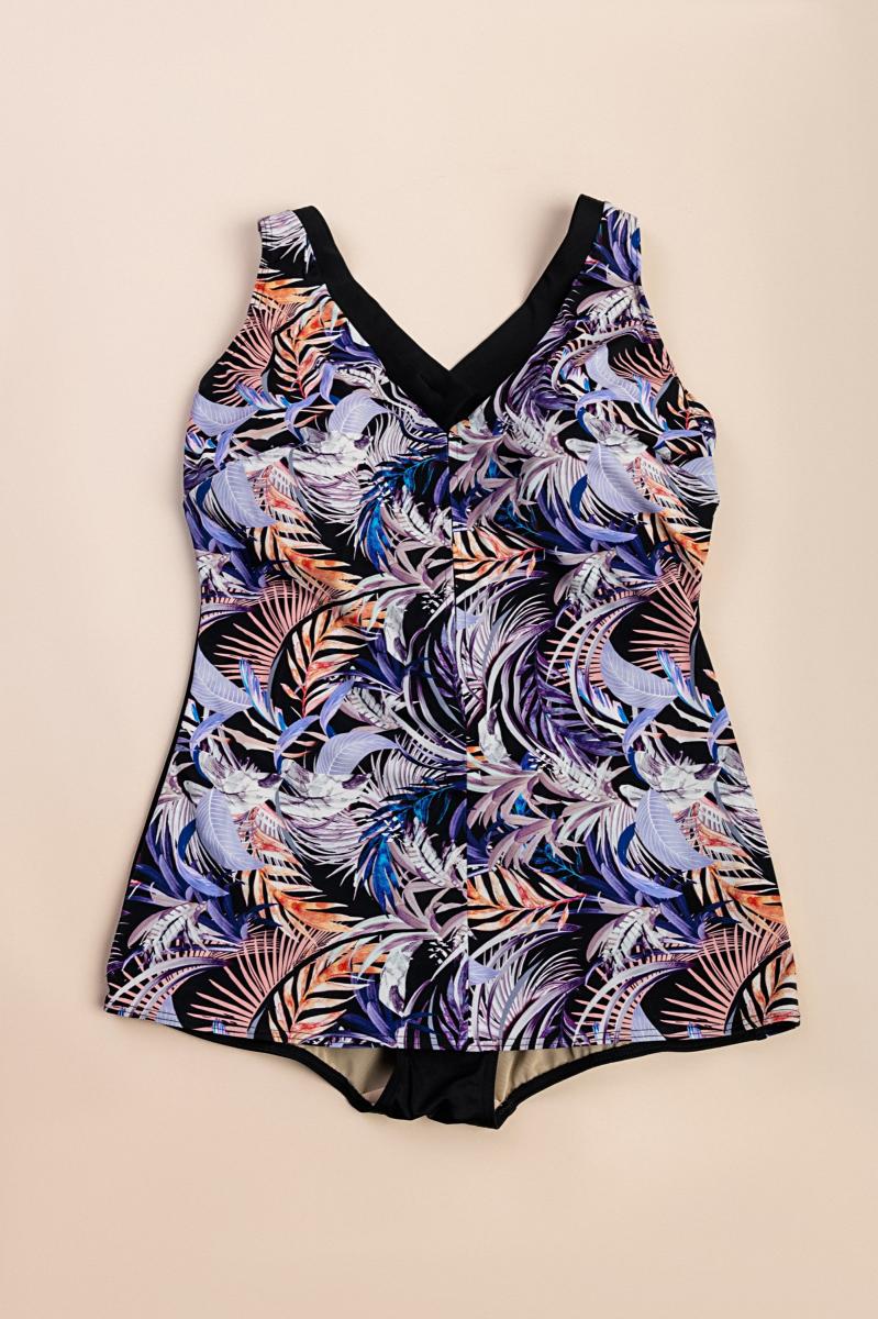 Costume da bagno stampato taglie forti