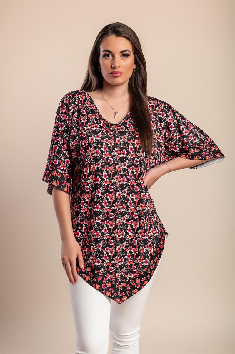 Bluse mit Print in großen Größen