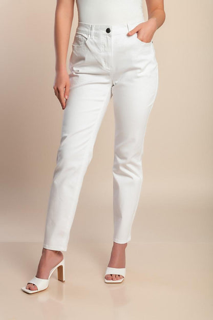 Bawełniane spodnie plus size