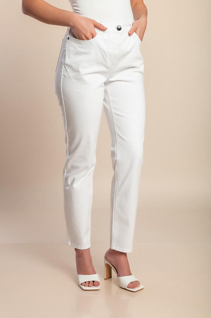 Bawełniane spodnie plus size