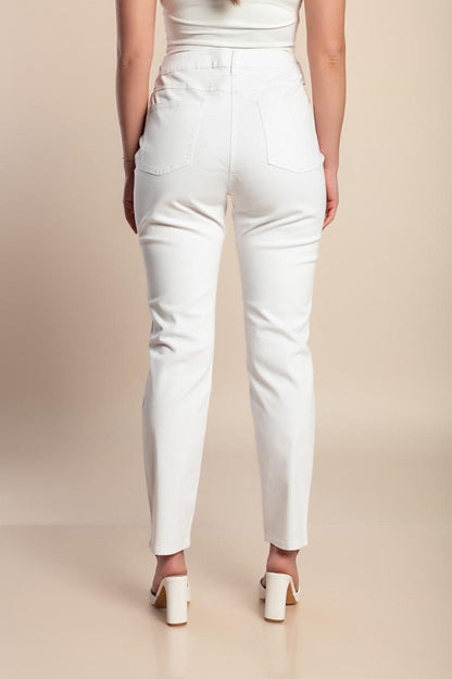 Bawełniane spodnie plus size