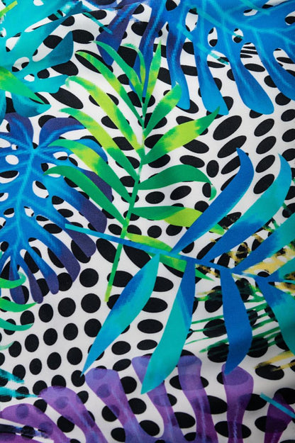 Plus-Size-Badeanzug mit Print