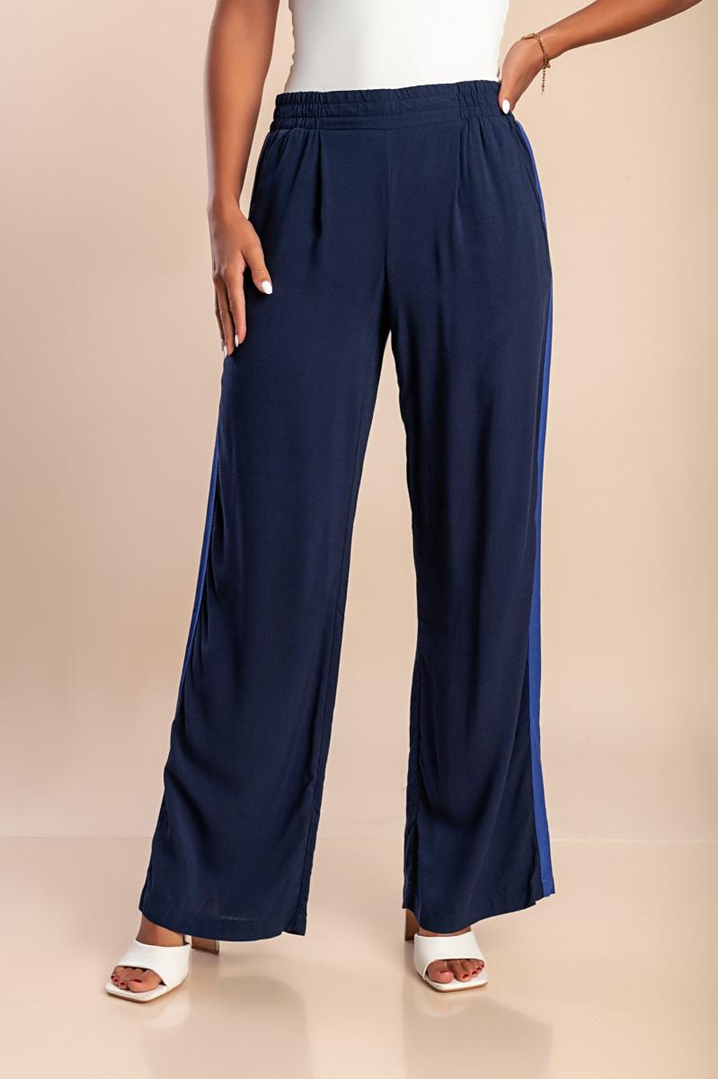 Spodnie z wiskozy plus size