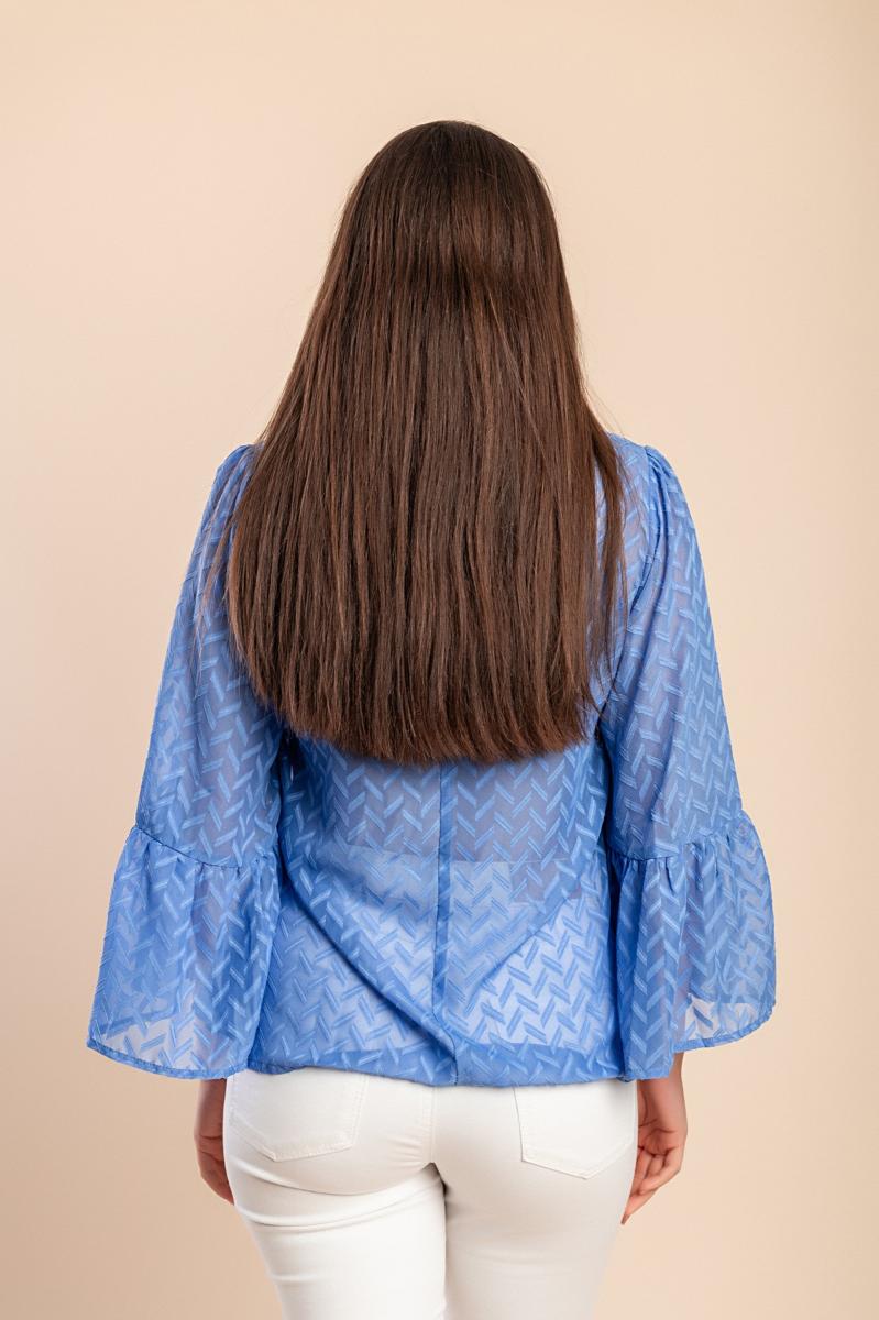 Semi-transparent blouse