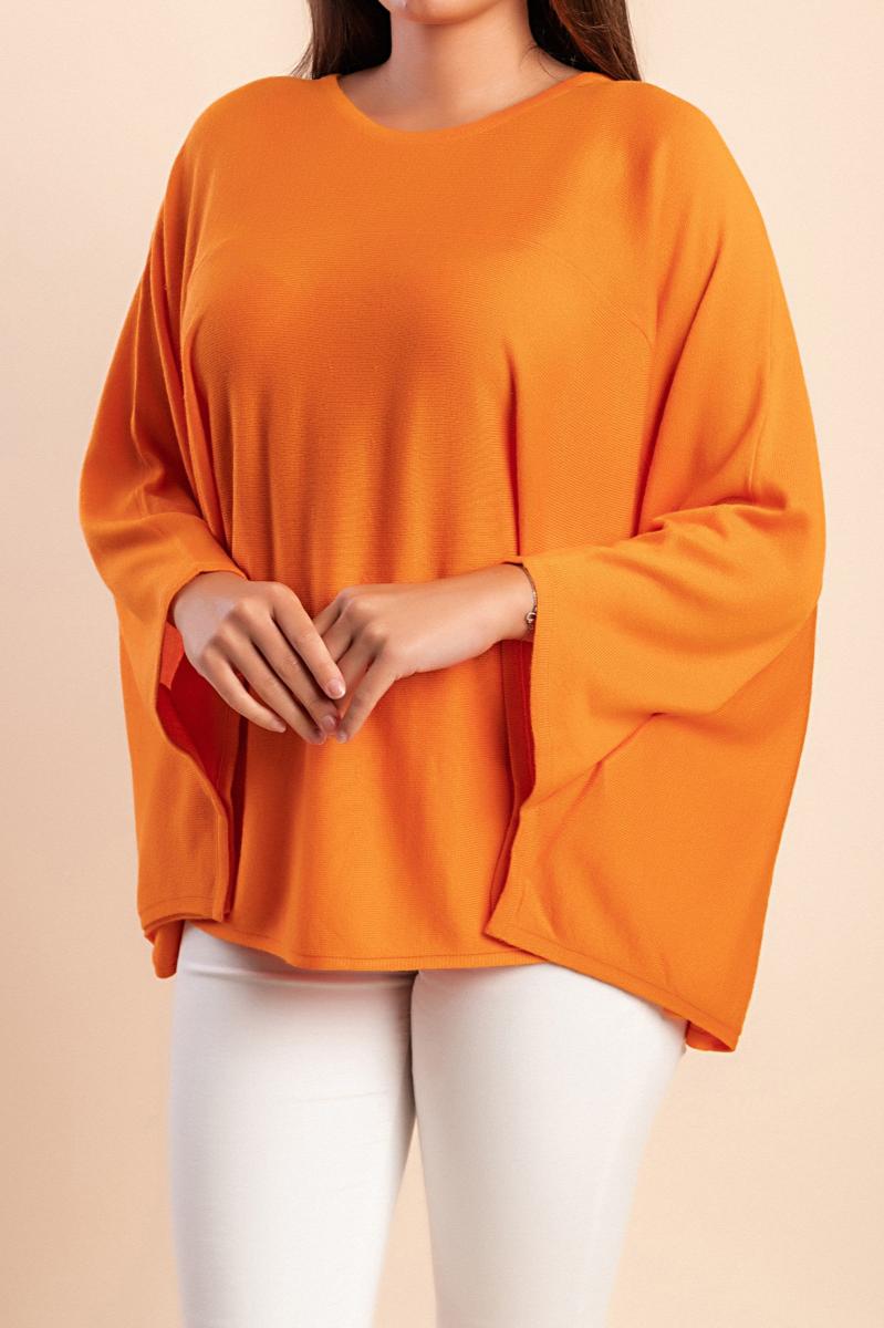 Poncho de malha