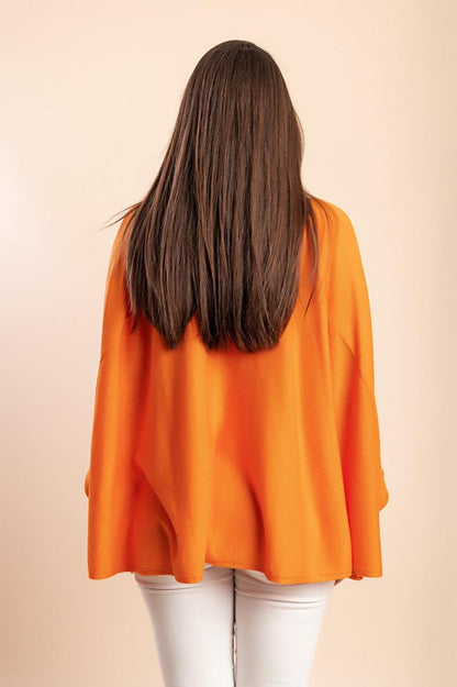 Poncho de malha