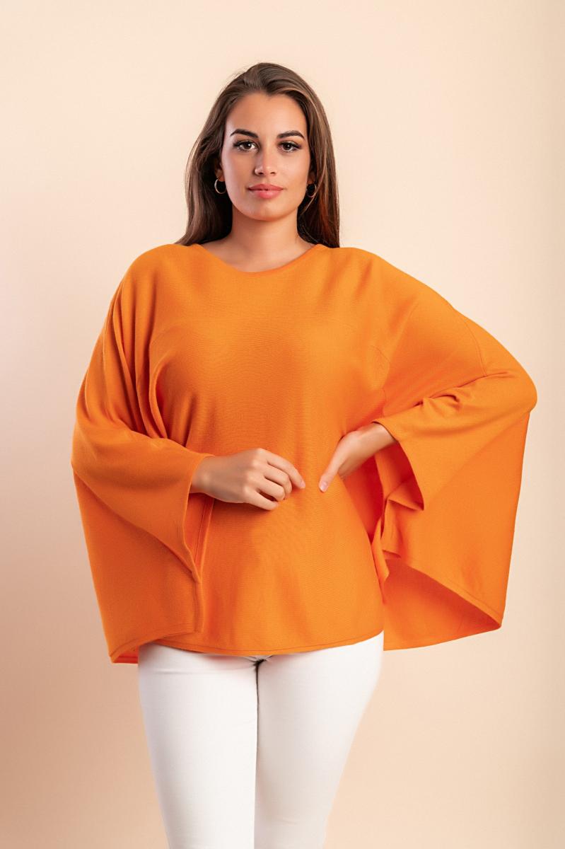 Poncho de malha