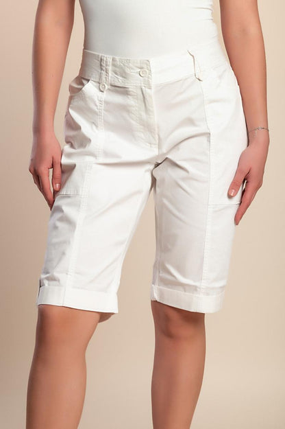 Bermudas de algodão plus size