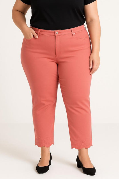 Plus size cotton pants