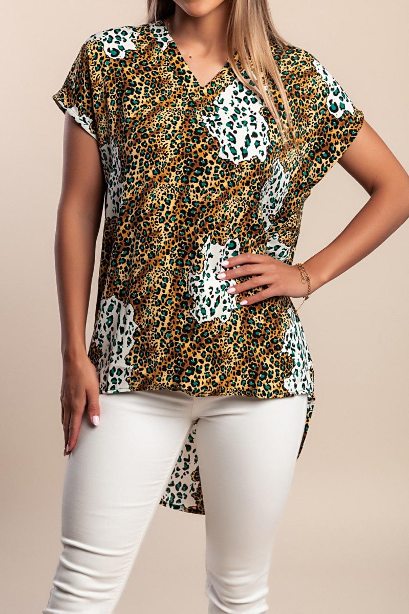 Top cu imprimeu leopard