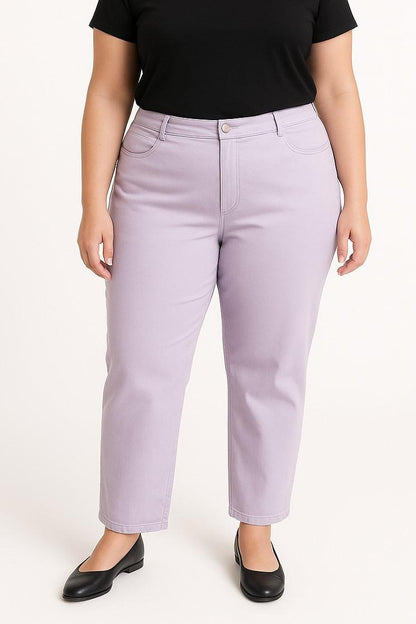 Plus-Size-Baumwollhose