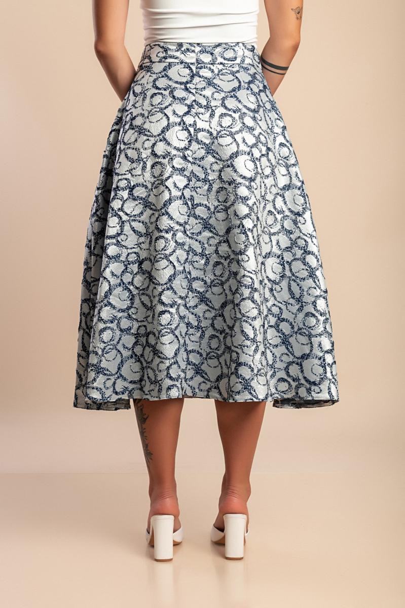 Elegant printed skirt
