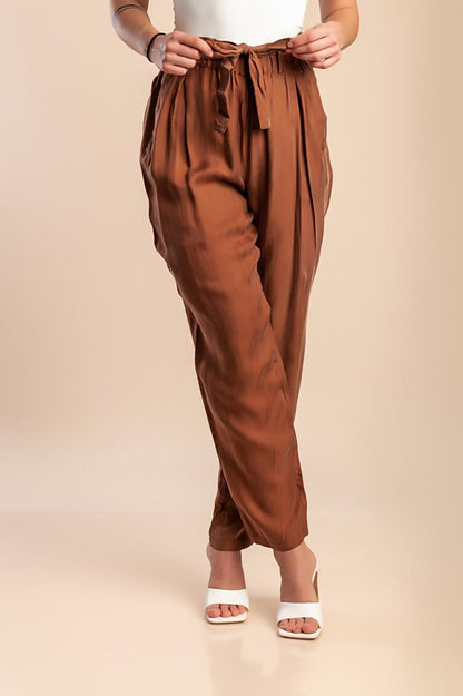 Crinkled Look Pants