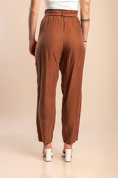 Crinkled Look Pants
