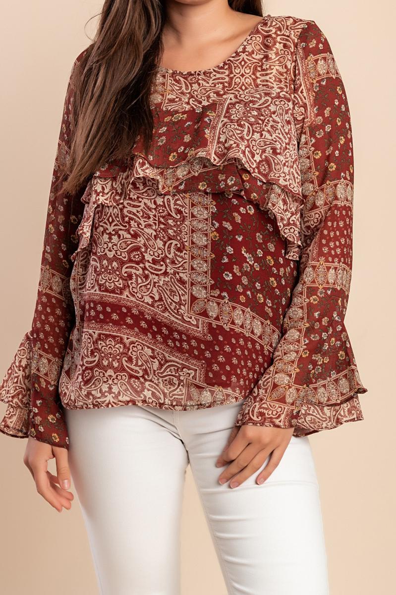 Printed blouse