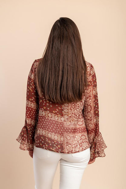 Printed blouse